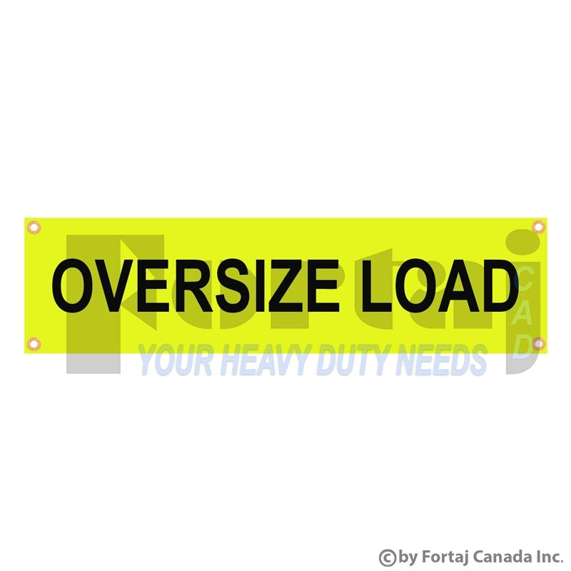 Banner 96in X18in Oversized Load