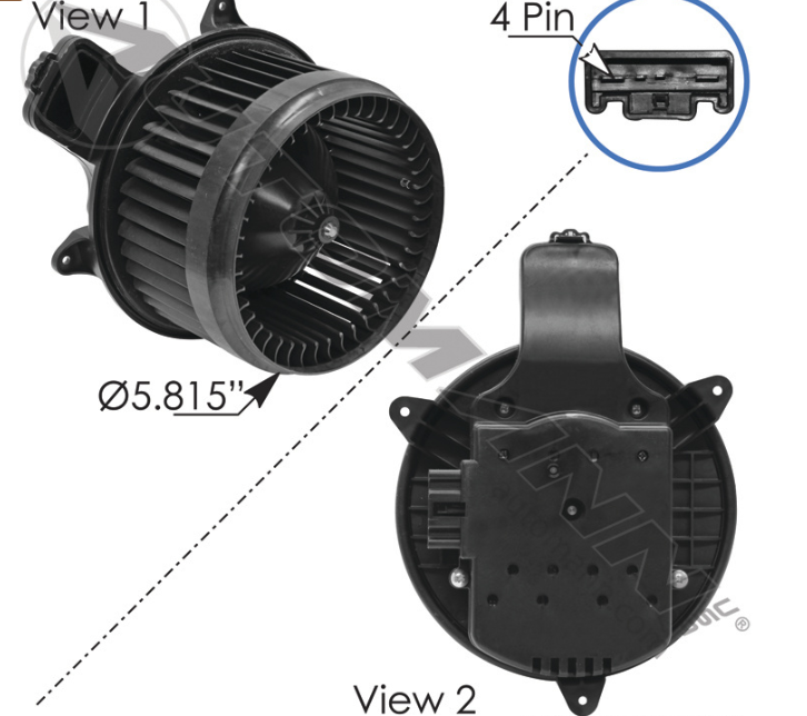 Blower HVAC Kenworth / Peterbilt