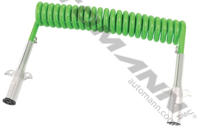 7 Way Coiled Cable 15