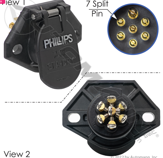 Socket 7 Way Ring Terminal STA-DRY