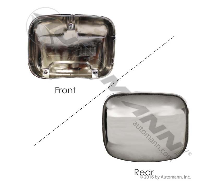 Cascadia Hood Mirror Cover RH Chrome