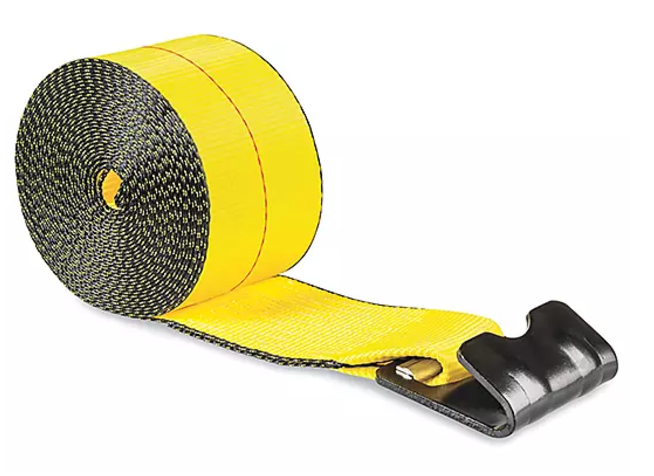 4X30 Flat Hook Winch Strap