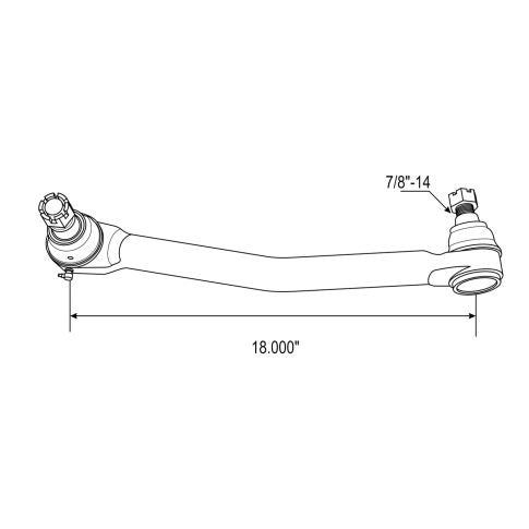 Drag Link 18.000in C to C Freightliner