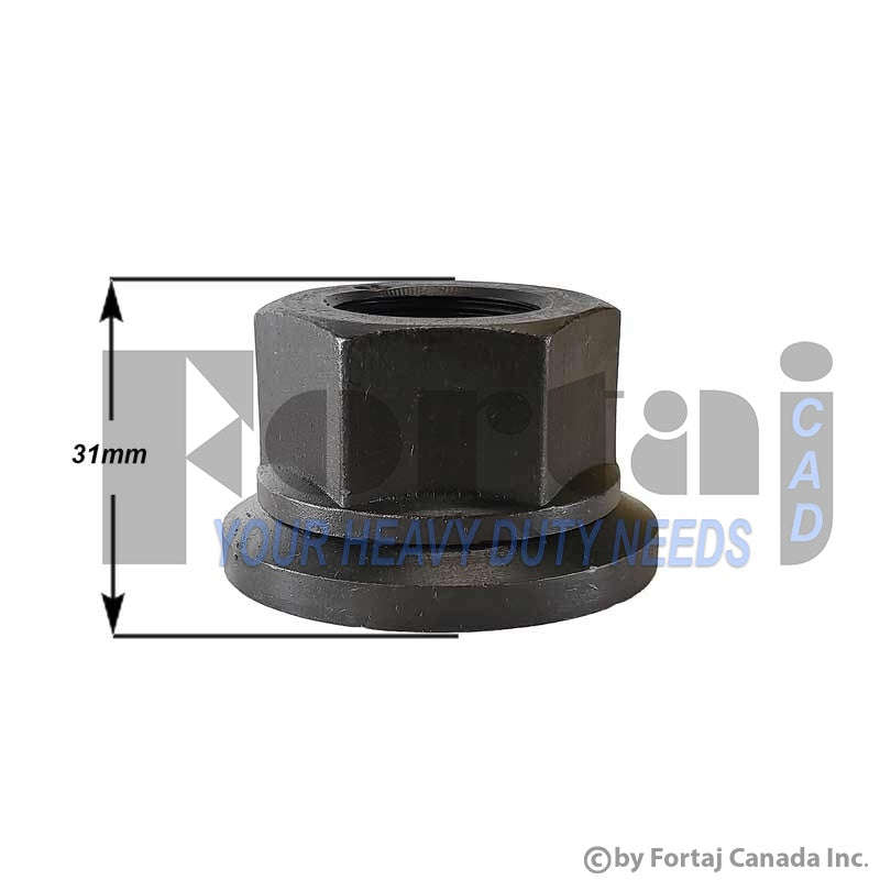 Flanged Cap Wheel Nut 33MM