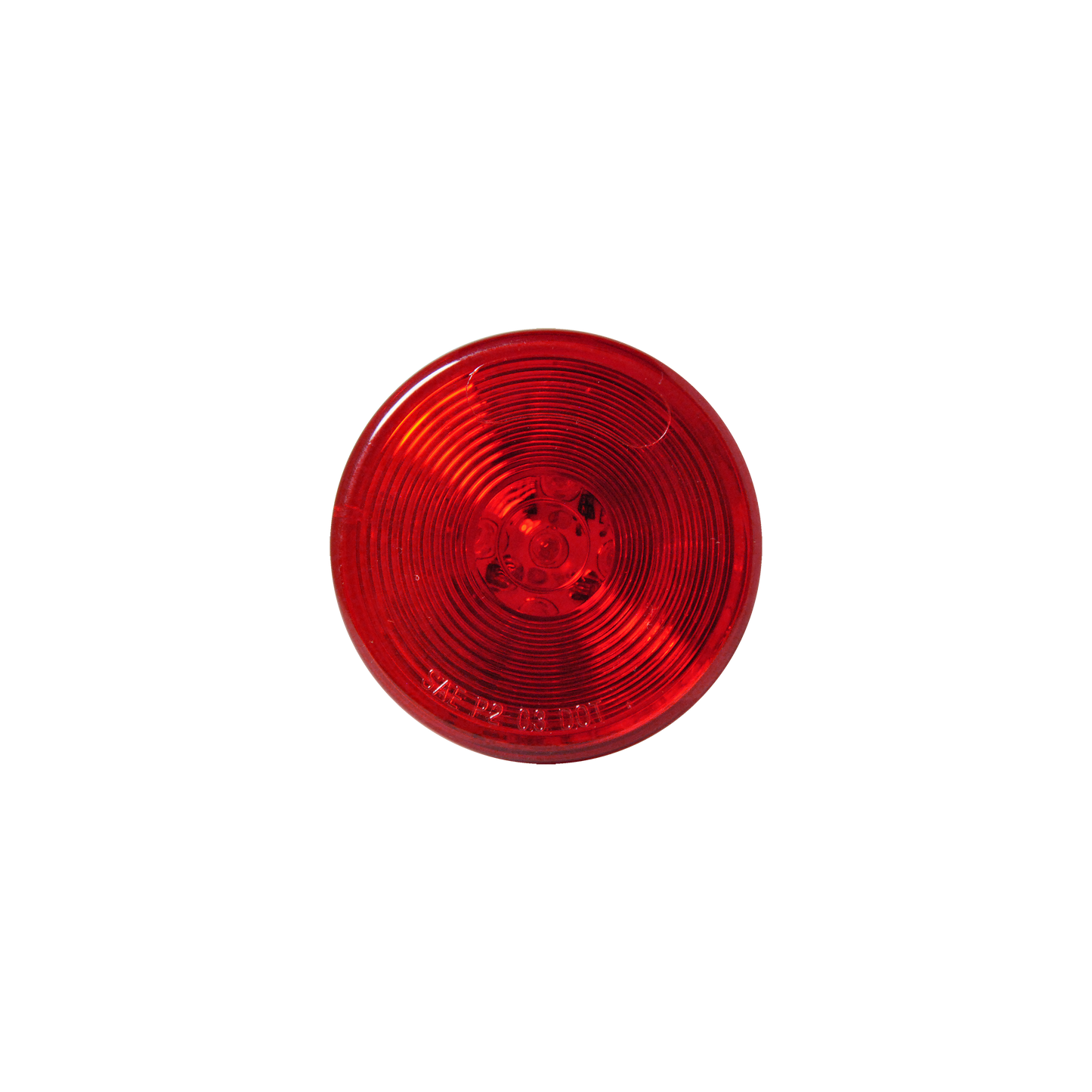 2" Round LED Marker Lamp - Red