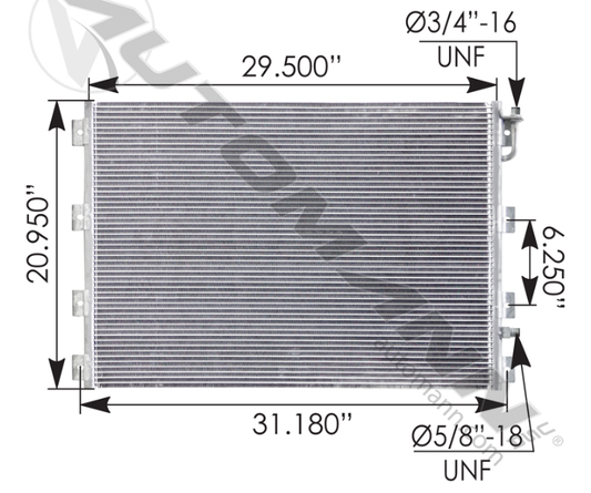 A/C Condenser Kenworth