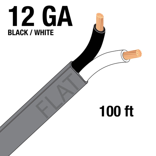 Grey Jacketed Trailer Cable (2 Wire) 12 GA